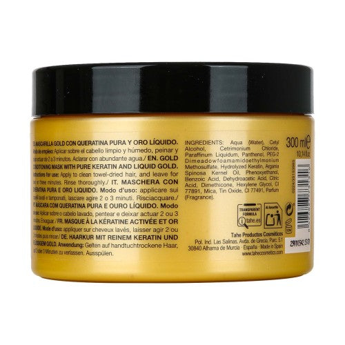 Mascarilla regeneradora Keratin Gold